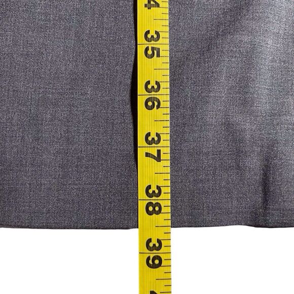 Theory Betty 2B Edition Sheath Dress Size 8 Wool Blend Gray Sleeveless EUC - Picture 14 of 15